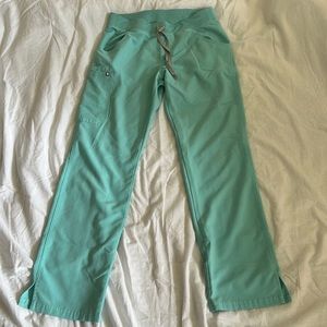 Figs Tall Medium Fresh Aqua scrub pants
